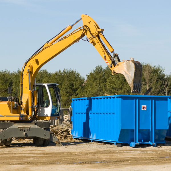 how many times can i have a residential dumpster rental emptied in Tennyson